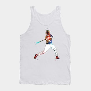 Boy Softball Player Tank Top